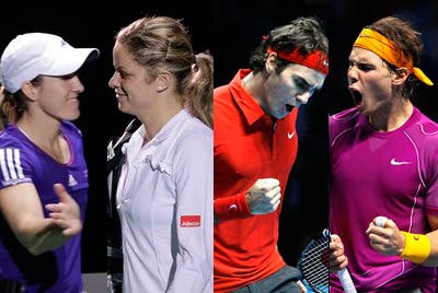 Henin - Clijsters - Federer - Nadal