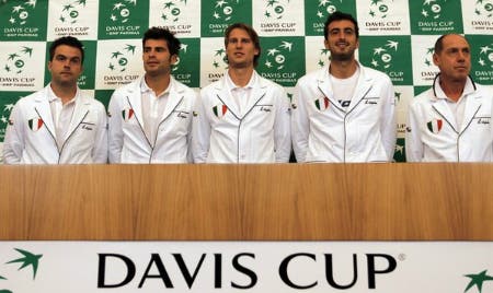 Davis Cup: la squadra italiana