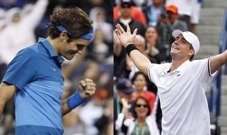 Federer e Isner