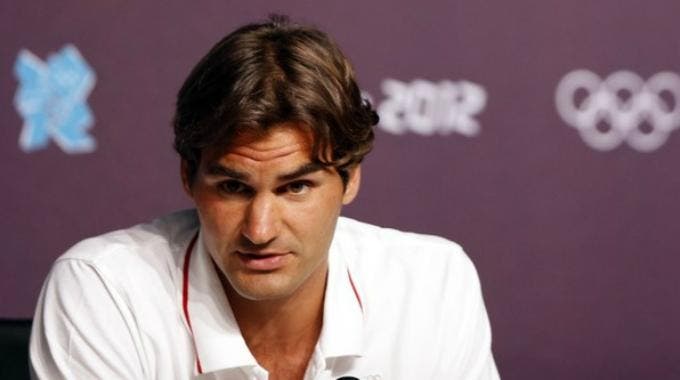 Roger Federer in conferenza stampa prima dei Giochi
