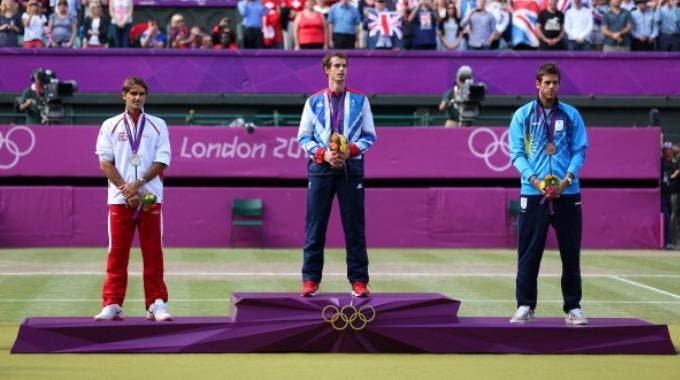 il podio olimpico maschile (Photo by Clive Brunskill/Getty Images)
