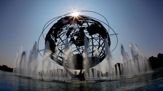 The unisphere (Photo by Mike Stobe/Getty Images)