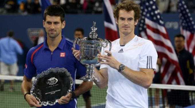 Andy Murray e Novak Djokovic (Getty Images North America Clive Brunskill)