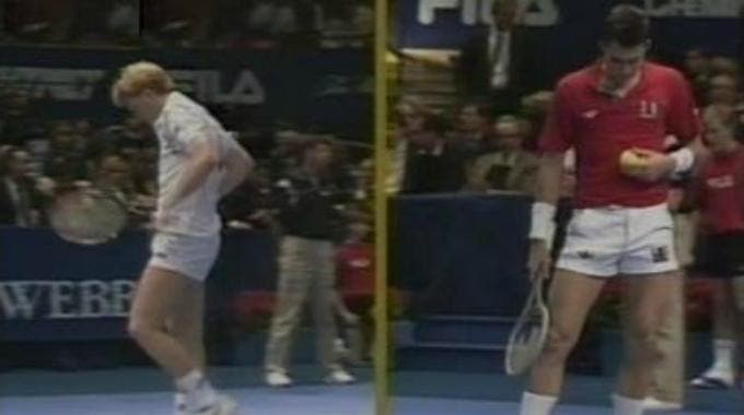 Master Cup 1988, Lendl v Becker