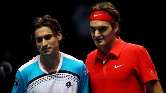 David Ferrer e Roger Federer (Photo by Julian Finney/Getty Images)