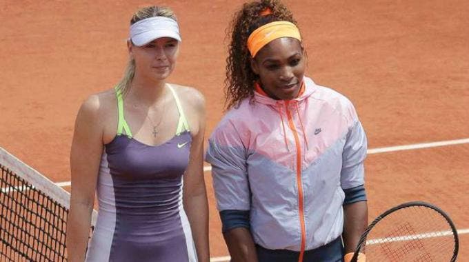 Maria Sharapova e Serena Williams