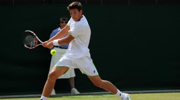 Gianluigi Quinzi a Wimbledon
