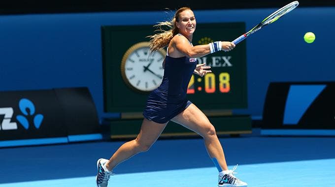 Dominika Cibulkova, Australian Open 2014 (foto BRUNO SILVERII)