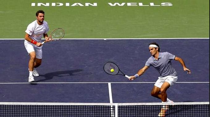 Federer e Wawrinka, Indian Wells 2014