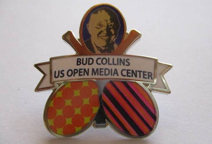 bud collins media center pin