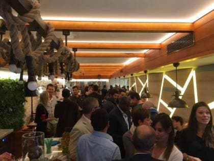 Flavia Pennetta, Andy Murrau, Tomas Berdych, SImone Bolelli, Andy Murray, Eqvita Restaurant, Montecarlo 2016