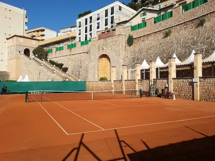 I campi di allenamento di Montecarlo, che hanno ospitato il torneo della stampa