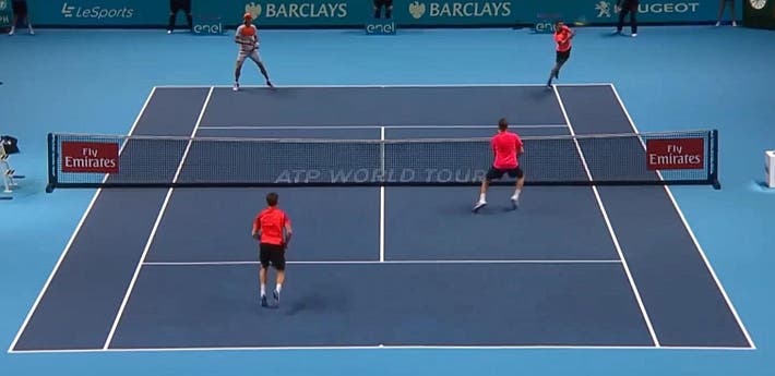 incredible doubles point ATP finals kontinen peers vs lopez lopez_0134
