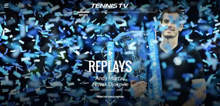 Tennis TV replays