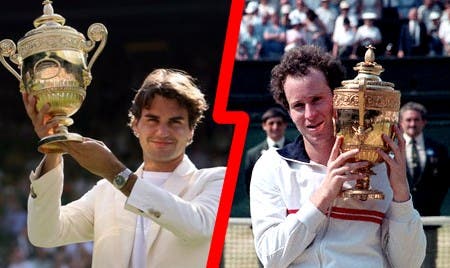 Federer e McEnroe
