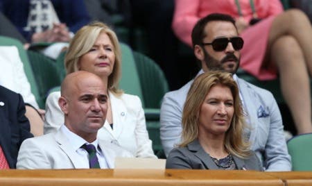 Andre Agassi e Steffi Graf (Photo by Clive Rose/Getty Images)