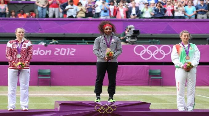 Maria Sharapova - Serena Williams - Victoria Azarenka (Photo by Clive Brunskill/Getty Images)