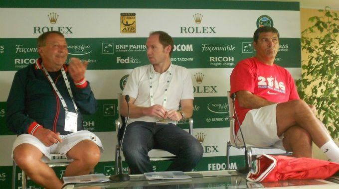 Dirk Hordoff, Rainer Schuettler e Toni Nadal