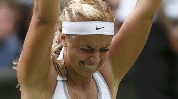 Sabine Lisicki in lacrime: è in finale a Wimbledon