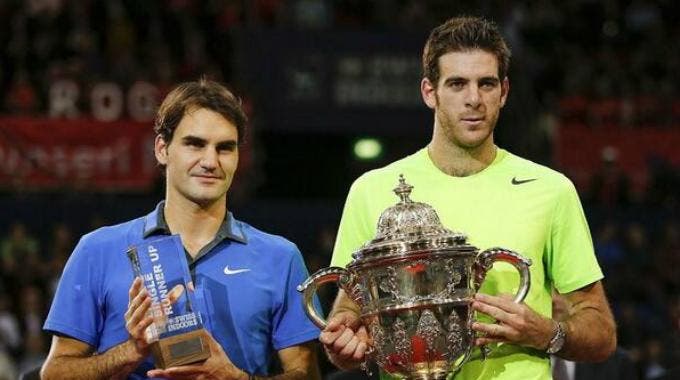 ATP Basilea, Juan Martin Del Potro batte Roger Federer