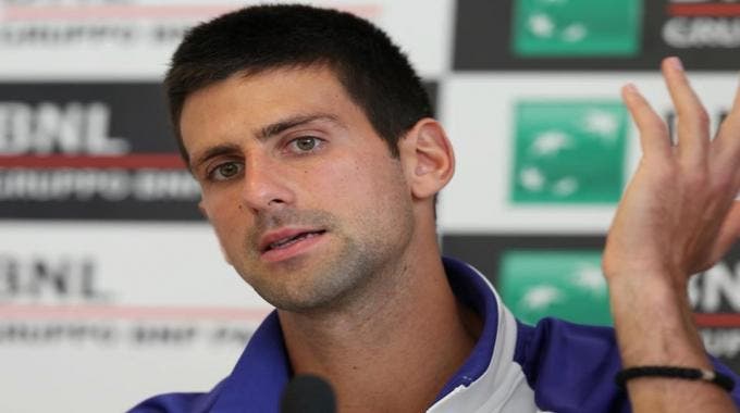 Djokovic in Rome press conference