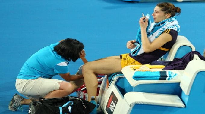 Petkovic in lacrime alla Hopman Cup (Will Russell/Getty Images)