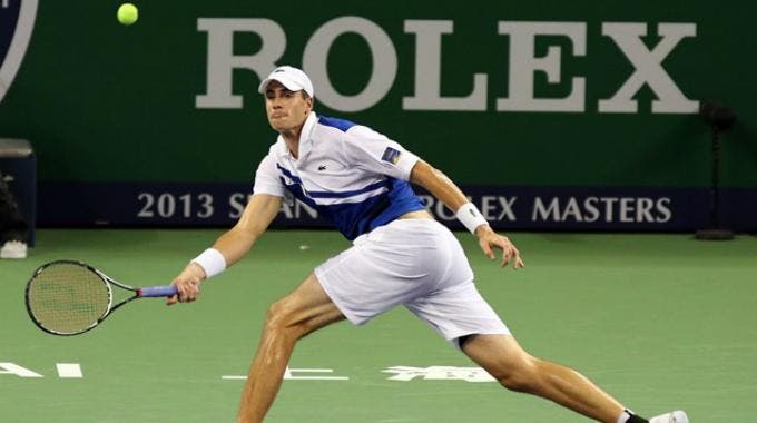 Tennis, John Isner (foto Shanghai Rolex Masters)