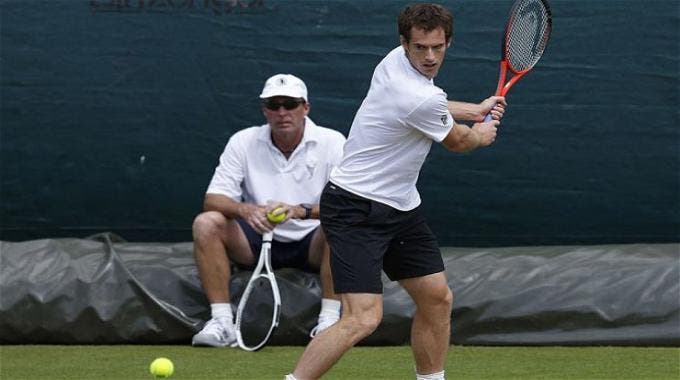 Ivan Lendl e Andy Murray a Wimbledon 2013