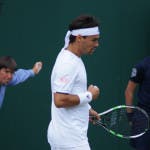 Fognini a Wimbledon (foto FABRIZIO MACCANI)
