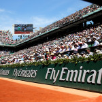 La tribuna Fly Emirates al Roland Garros (foto by ART SEITZ)