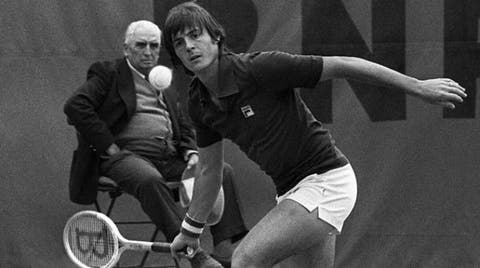 Adriano Panatta al Roland Garros 1976