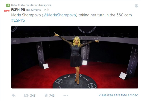 Maria Sharapova  MariaSharapova  su Twitter