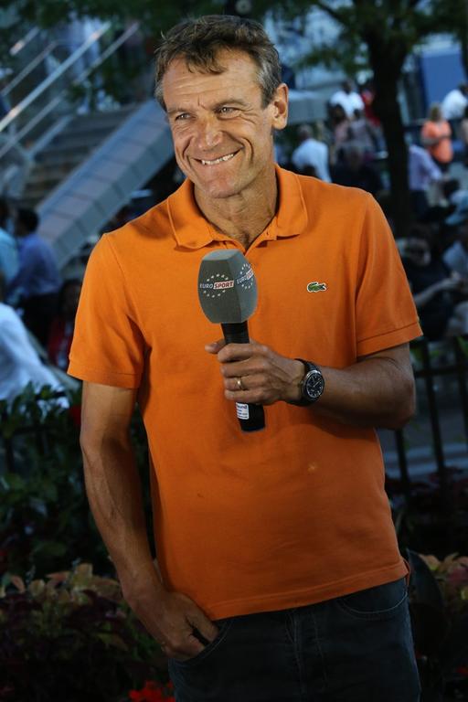 Mats Wilander di Eurosport (foto di ART SEITZ) Ubitennis