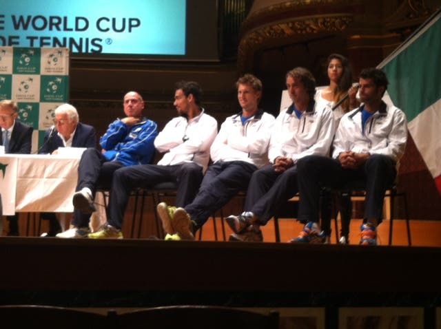 Team italiano di Coppa Davis, Ginevra 2014