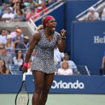 L'urlo di Serena Williams, US Open 2014 (foto RAY GIUBILO)
