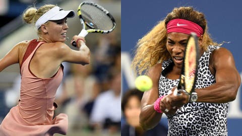Caroline Wozniacki e Serena Williams, US Open 2014