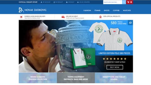 Novak Djokovic Online Store