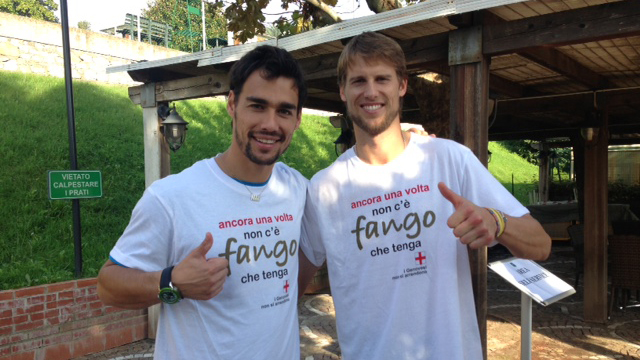 Fabio Fognini ed Andreas Seppi, Genova 2014