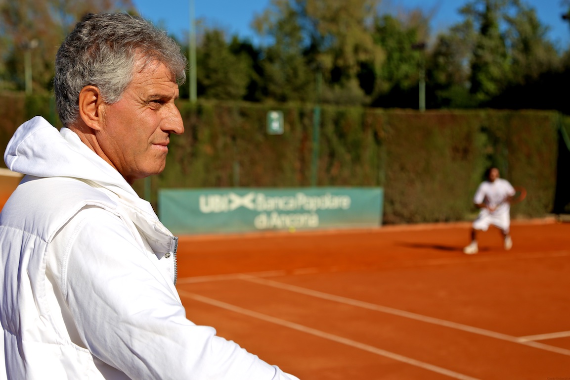 Vittorio Magnelli del TC Parioli di Roma (foto C. Giuliani)