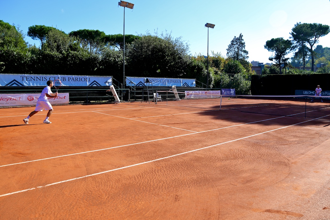 Fago e Starace si allenano al TC Parioli di Roma