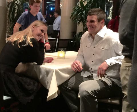 Caroline Wozniacki e Ryan Kerrigan ad un evento di beneficenza a Washington D.C