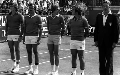 L'Italia della Coppa Davis 1976 contro il Cile