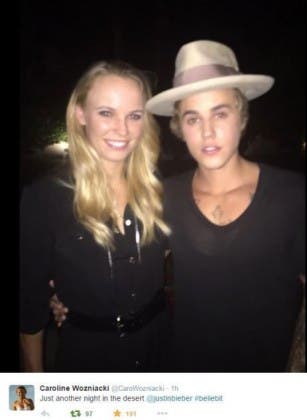 Caroline-Wozniacki-with-Justin-Bieber