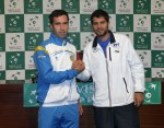 Kukushkin e Bolelli al sorteggio (foto Sergey Kivrin)