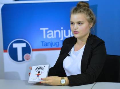 Zuzanna Szyszak durante l’intervista (Foto: Tanjug /Rade Prelic)