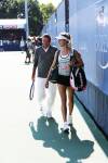 Genie Bouchard e Jimmy Connors - US Open 2015 (foto di Art Seitz)