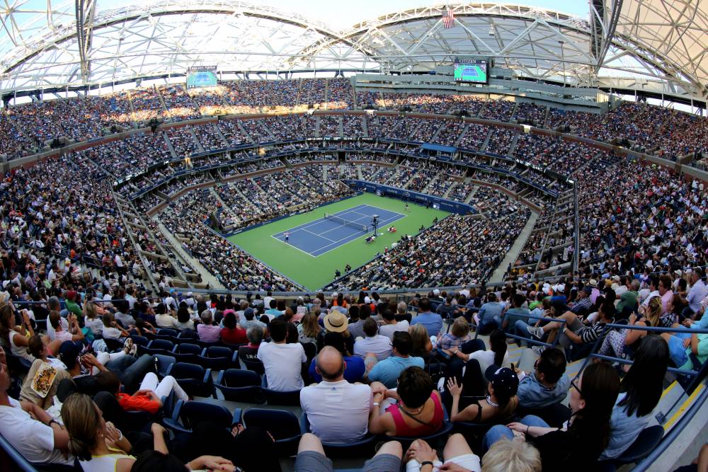 Arthur Ashe Stadium - US Open 2015 (foto di Art Seitz)