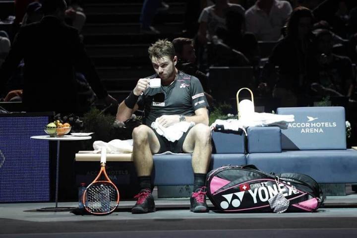 Coffee time per Stan Wawrinka a Parigi Bercy