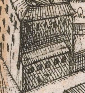 Piantina di Civitanova M. Alta (MC) di Papiro e Simone Bartoli, M. Greuter?, Roma?, 1613 (g. c. BL di Londra)