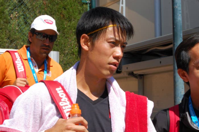 Kei Nishikori - ATP Barcellona 2016 (foto di Aris Alpi)